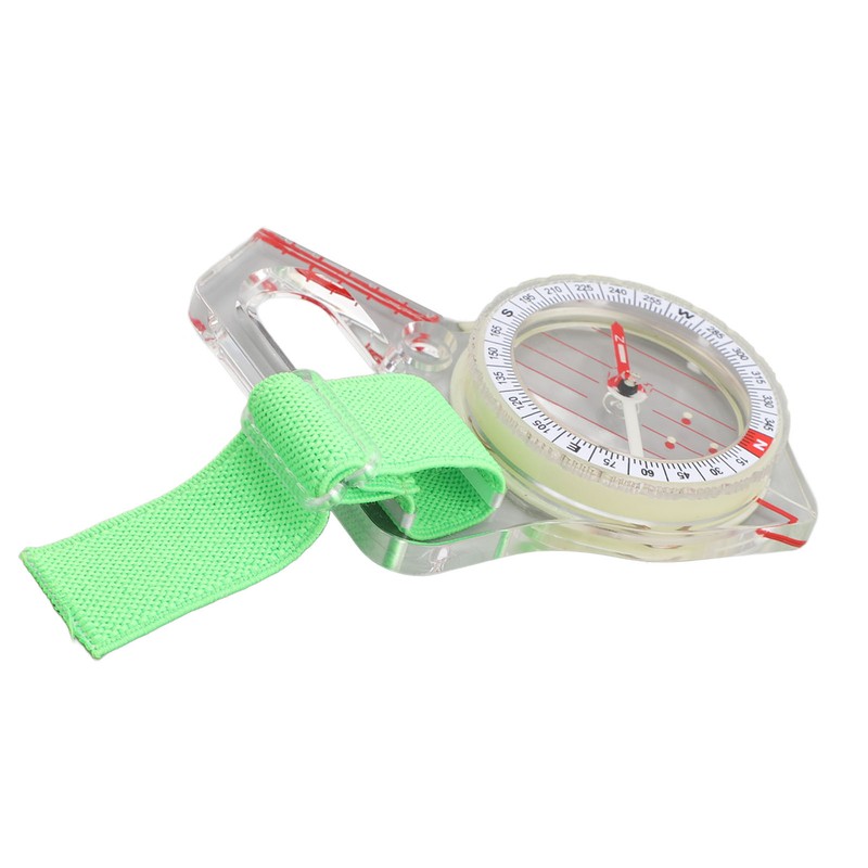 Orienteering Compass Luminous Versatile Sensitive Portable Backpacking Compass for Camping
