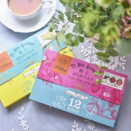 Lakshimi Te' Miel SUPREMO Premium Honey Fruit Tea 12 Bags (Letter Package)