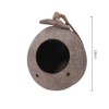 ZONADAH Natural Coconut Shell Gecko Nest House Reptile Coconut Hide