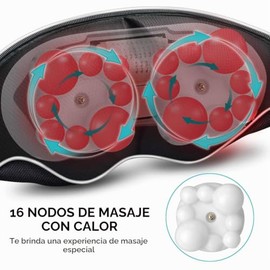 Shiatsu Neck & Back Massager with Heat - VIKTOR JURGEN Deep Tissue Kneading Sports Recovery Massagers for Neck, Back, Shoulders, Foot - Relaxation Gif