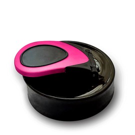 NAVIVVA SPLENDID Replacement Flip Cap Lid, Easy Fit, Durable and Strong (Black-Pink)
