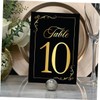 NOLITOY 3sets Double Sided Table Number Cards for Weddings Parties
