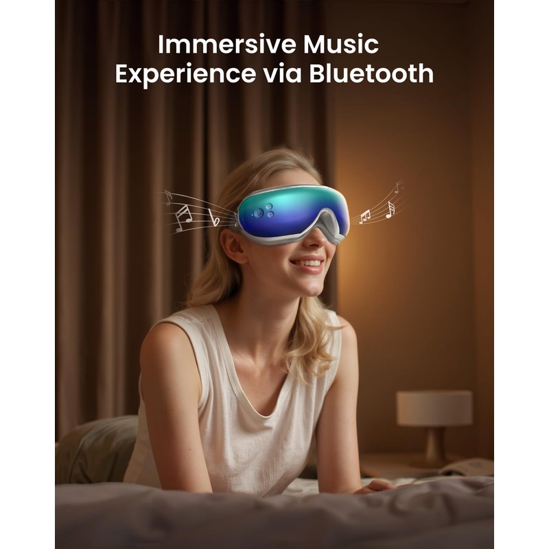 RENPHO Eyeris 1 Eye Massager with Heat, Sleep Mask with