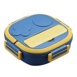 Large Capacity Divided Lunch Box with Stainless Steel Material, Multi Compartment Food Container for Home Outdoor (3 Compartment Blue)