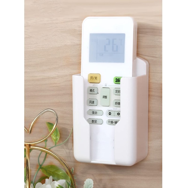 2 Pcs Wall Mount Remote Control Holder Media Player Controller