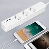 Smart Power Strip 3 Outlets 2 USB Ports 1 Type