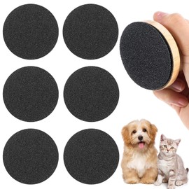 Dog Nail File with 6Pcs Replaceable Filing Disc, Dog Scratch Board for Safe and Easy Nail Care, Dogs Nails Scratch Board Ensures Smooth and Healthy Nails for Dogs and Cats