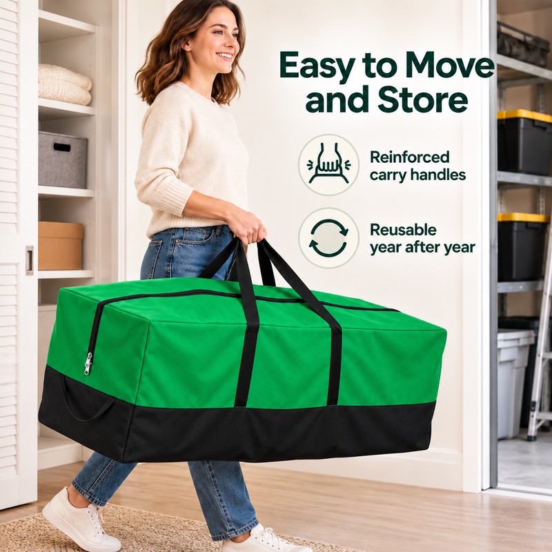 Christmas Tree Storage Bag with Reinforced Handles, Heavy Duty Oxford