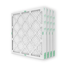 Mann+Hummel 20x25x2 MERV 8 Pleated HVAC AC Furnace Air Filters. 4 Pack. (Exact Size: 19.5 x 24.5 x 1.75 Inches)