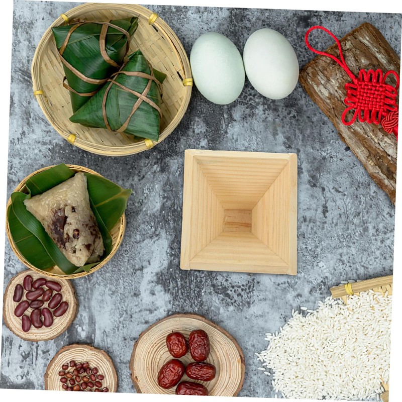 BIUDECO DIY Mold Wooden Rice Dumpling Mould for Easy Beautiful