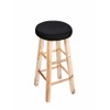12" Round Bar Stool Cove, Full Edges Covering Stool Cushion,