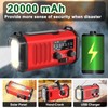 Leaton Emergency Radio NOAA Weather Radio Hand Crank & Solar