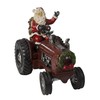 Northlight 11" Rustic Santa Claus on Tractor Tabletop Christmas Figure