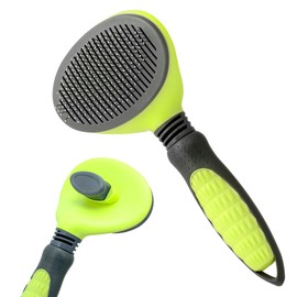 YOKOPET Dog Brush, Cat Brush, Pet Brush, Undercoat, Dog Brush, Cat Brush for Long Hair and Short Hair, Clean Pet Hair from the Brush with One Button