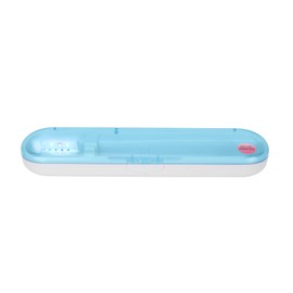UVC LED Toothbrush Cleaning Box Professional Home Travel Portable Toothbrush Cleaner Device Blue