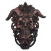 Horned God Skeleton Hanging Door Knocker Wall Hanging Plaque for