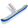 Swimming Pool Wall & Tile Brush,18" Heavy Duty Vinyl Polished