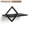 DAWASAPAT Projector Shelf for Wall Mount, 14.97" x 7.87" Floating