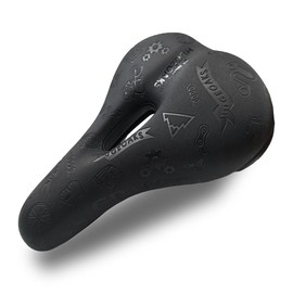HUGEOAKS Bicycle saddle for men and women, bicycle saddle men's comfortable, bicycle saddle, bicycle seats for MTB, road bike, exercise bike, DH, BMX (trekking)