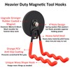 ULIBERMAGNET Heavy Duty Large Magnet Hooks,Strong Magnetic Wave Hook for