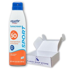 Equate Sunscreen SPF 50- Sport Broad Spectrum Spray (pack of 1), Boxed By Fusion Shop Store (1)