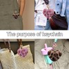 Y2k Heart Charm Leopard Keychains for Women Girls Fuzzy Animal