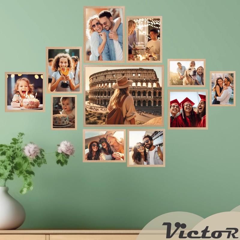 VictoR Picture Frame Clover 21 x 21 cm in Beige