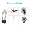 YukiHalu Ceiling Fan Capacitor CBB61 4uF + 4uF + 2.5uF