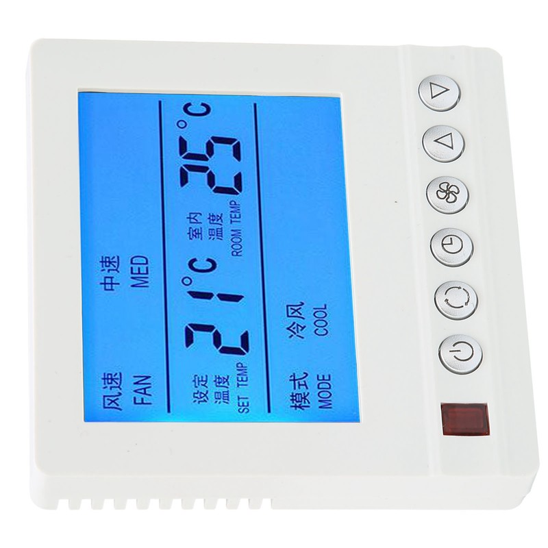 AC220V Smart Thermostat Central Air Conditioning Water Temperature Threespeed Switch