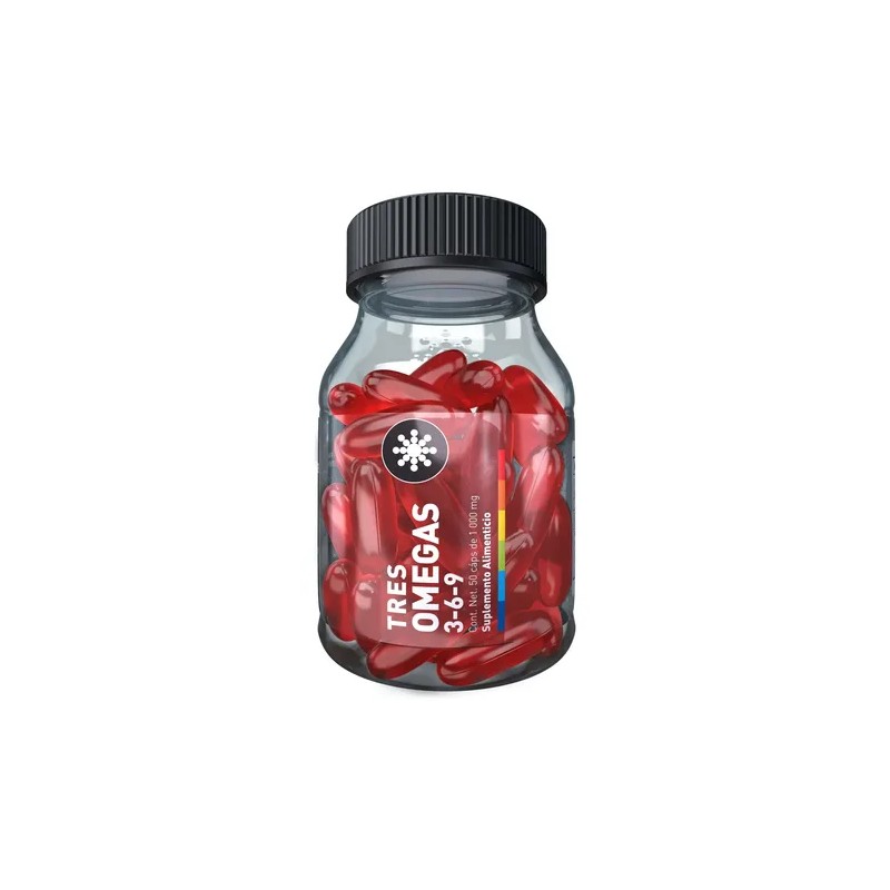 Tres Omegas 3-6-9 Essential Nutrition Apoyo Cardiovascular.