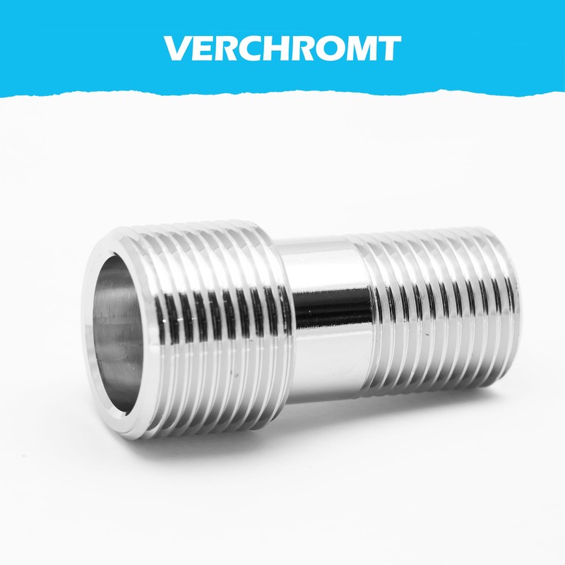 BLUMKRAFT 2 x M1/2" M3/4" Long Male Connector 15x21 (1/2)