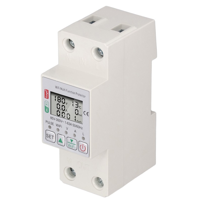 WiFi Smart Power Meter Switch for Tuya Energy Circuit Breaker