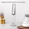 ELMWAY Electric Milk Frother Handheld, Stainless Steel Whisk for Coffee,Hot