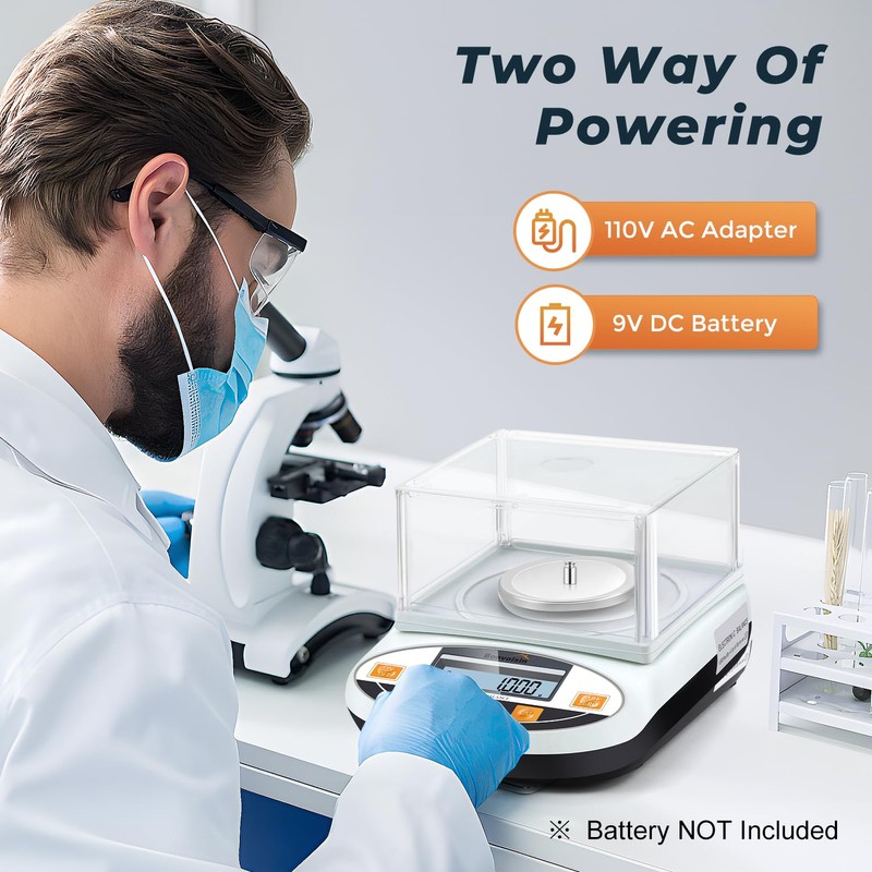 Bonvoisin Analytical Balance 500 Gram x 0.001g High Precision Lab