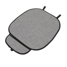 Partuto 1 Pc 48x59cm Universal Car Seat Cushion - for Car Travel Driving Seat Protection Pad Cover Anti-Slip - Flax Gray