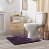 Clara Clark Bathroom Rugs, Velvet Memory Foam Bath Mat, Non-Slip,