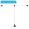 Fancasee Universal FM Antenna Dipole 75 Ohm F Male Push