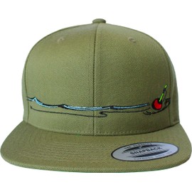 Fishing Hat: Fish It & Float - Fishing Cap Men - Fishing Gifts for Men - Fishing Hat Fishing Accessories, Olive - Float