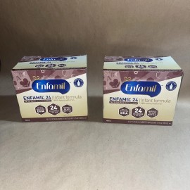Enfamil 12 Pack!!  2 Fl Oz. Nipple Ready Bottle Enfamil 24 Formula