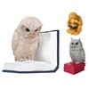 moses. B-Uhu-ch Bookend Decorative Object for Bookcase, 3D Owl as