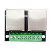 Teansic 2PCS RJ45 Ethernet Dual Female Terminal Breakout Board,3.5mm Pitch