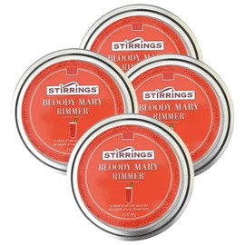 Stirrings 4 Pack Bloody Mary Cocktail Rimmer - Easy to Rim a Glass - Specialty Sugar and Salt Drink Rimmers