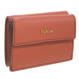 Furla PCY9 Women's Trifold Wallet Mini Wallet, Leather, Babylon S, CANNELLA