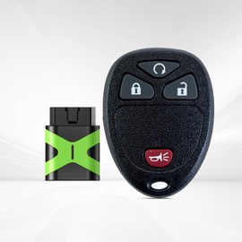 BestKeys Keyless Entry Remote Start Control Key Fob Replacement Kit for Chevy Silverado 1500HD 2500 3500HD Pickup Truck for GMC Sierra M3N-32337100 OUC60270 (07-13 Sierra with 4 BTN)