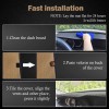 Unbranded Black Dashboard Mat Dash Sun Cover Pad For 2019-2024