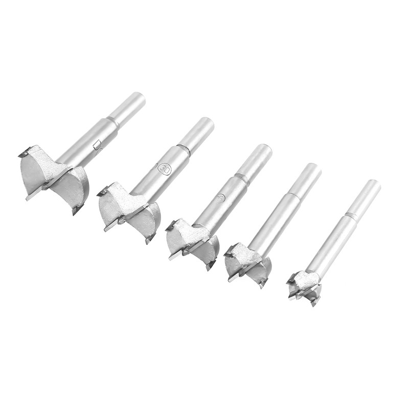 16pcs Cemented Carbide Forstner Drill Bits Woodworking Boring Flat Wood