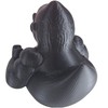 Mighty Gorilla Duck Figurine - Collectible Black Rubber Duck -