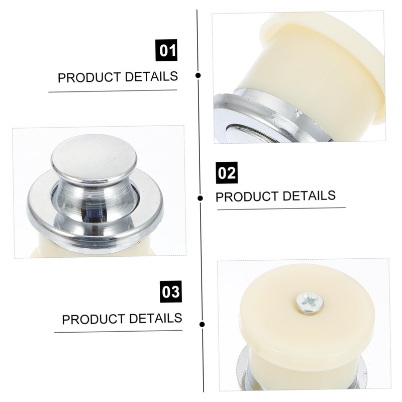 Operitacx Pack of 2 Spring Handle Cupboard Knobs Door Handle