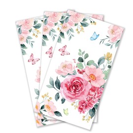 Zelten 2-Ply 20 Count Colored Paper Hostess Napkins Shabby Chic for Wedding Dinner Tea Party Decoupage (Yard, 1)