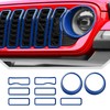 JeCar Grill Inserts for Jeep Wrangler JL JLU 2024+ Grill